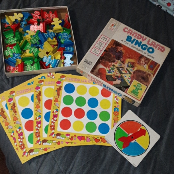 Milton Bradley Other - Vintage 1978 Candyland Bingo A Color Recog. game